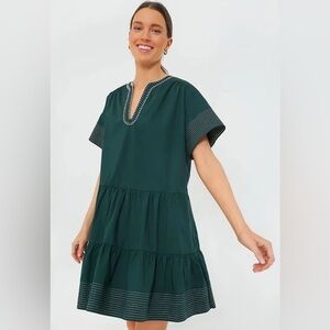 Tuckernuck Pomander Place Evergreen Kinsley Dress | Size M | NWT
